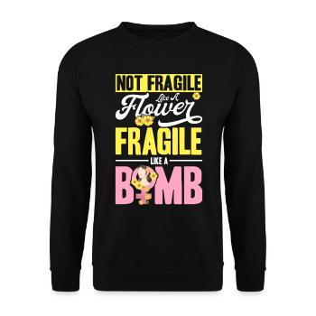 Gender equality Gender equality - Unisex Sweatshirt - black - Front - Alina (178cm) & Michal (187cm)