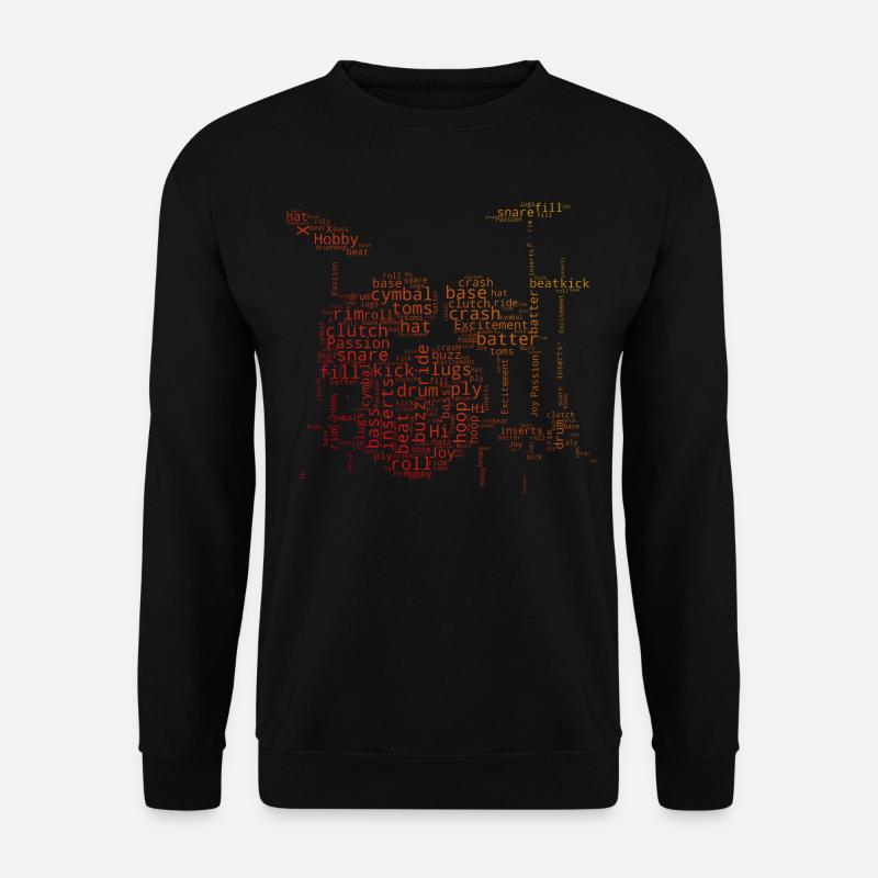 Drum Kit Drummer Women Drummer - Unisex Sweatshirt - black