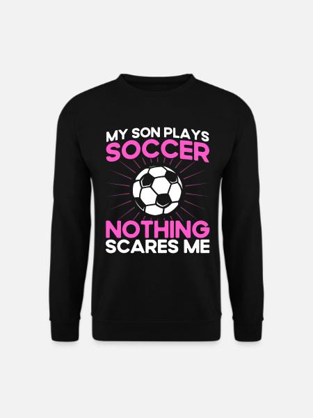 Mutter Sportfan Fußball Geschenk - Unisex Pullover - Schwarz