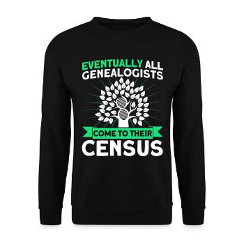 Généalogie Généalogie généalogique Gesche - Sweat-shirt Unisexe - noir - Devant - Alina (178cm) & Michal (187cm)