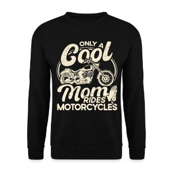 Chopper Faith Christian Gift - Unisex Sweatshirt - black - Front - Alina (178cm) & Michal (187cm)