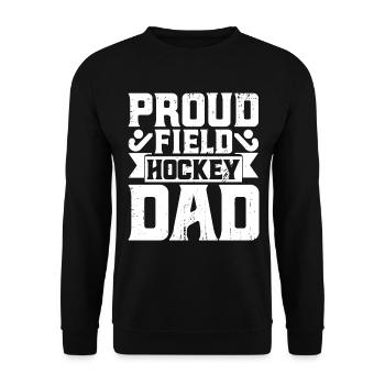 Field Hockey Team Sports Field Hockey Game History - Unisex Sweatshirt - black - Front - Alina (178cm) & Michal (187cm)