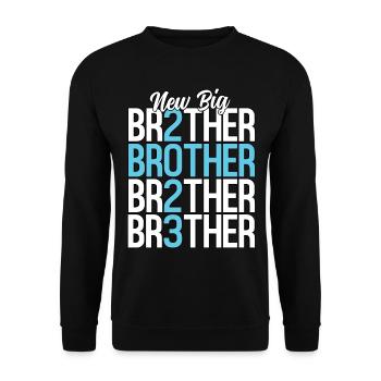 New Big Brother 2023 Blue Sibling Pregnancy - Unisex Sweatshirt - black - Front - Alina (178cm) & Michal (187cm)