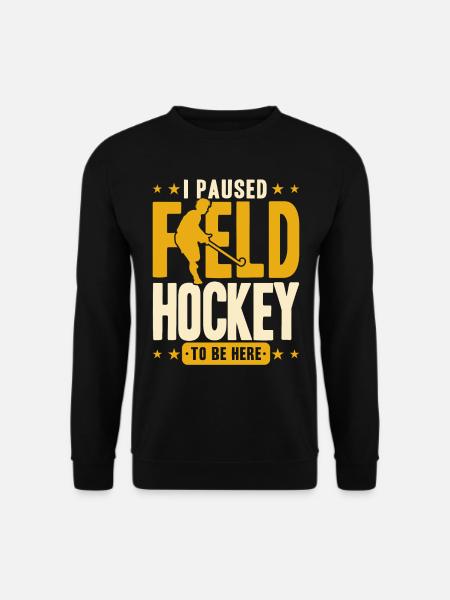 Feldhockey Hallen Feldhockey Feldhockey Spieler Ge - Unisex Pullover - Schwarz