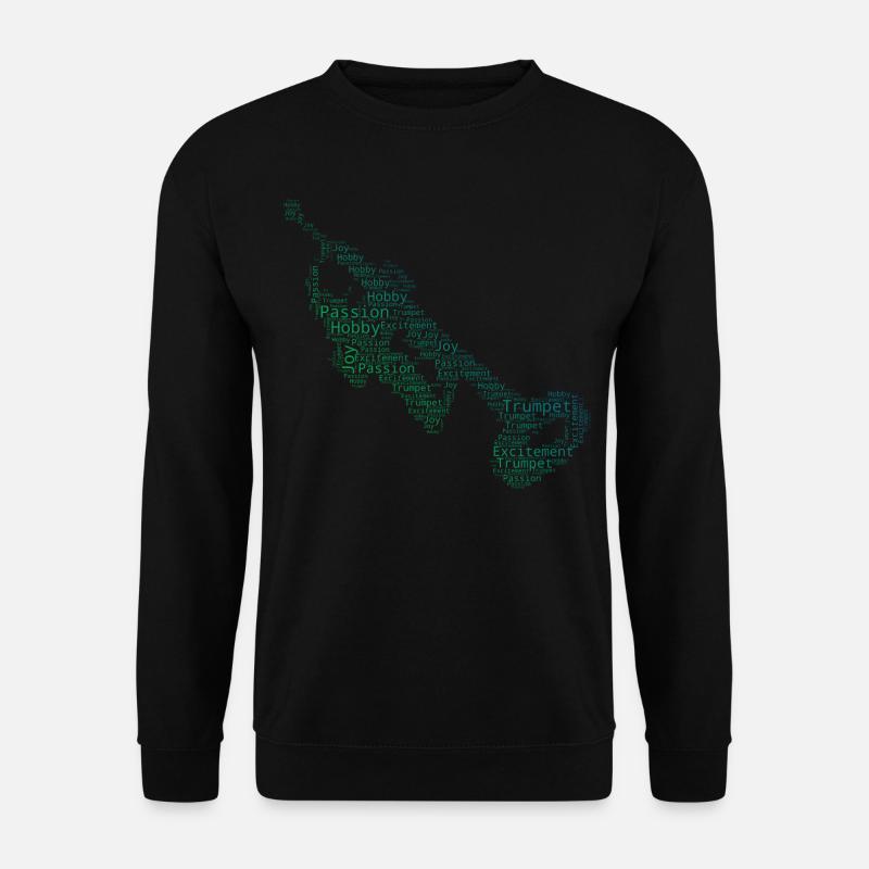 Trompete Trompetenspieler Trumpet Trompeter - Unisex Pullover - Schwarz