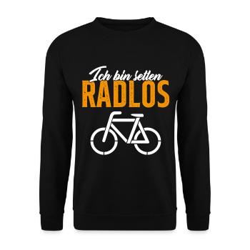 Je Parte Sans Vélo Humour Cadeau cycliste - Sweat-shirt Unisexe - noir - Devant - Alina (178cm) & Michal (187cm)