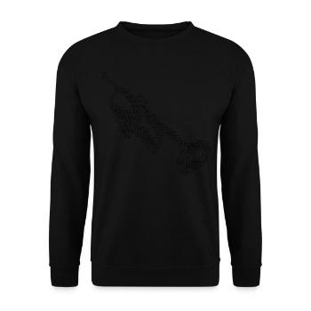 Jazz Trompeter Trumpet Player Herren Trumpet - Unisex Pullover - Schwarz - Vorne - Alina (178cm) & Michal (187cm)