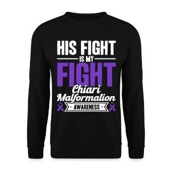 Chiari Malformation Awareness Chiari Malformatio - Sweat-shirt Unisexe - noir - Devant - Alina (178cm) & Michal (187cm)