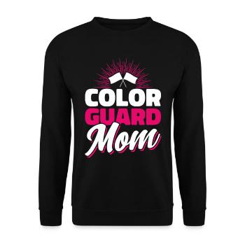 Color Guard Mom Flag Guard Cadeau - Sweat-shirt Unisexe - noir - Devant - Alina (178cm) & Michal (187cm)