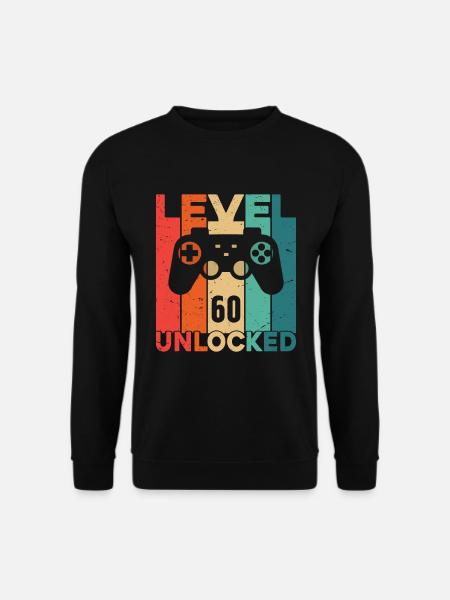 Level 60 Unlocked - Unisex Sweatshirt - black