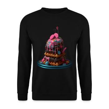 Candycore Aesthetic pour ceux qui ont la dent sucrée - Sweat-shirt Unisexe - noir - Devant - Alina (178cm) & Michal (187cm)