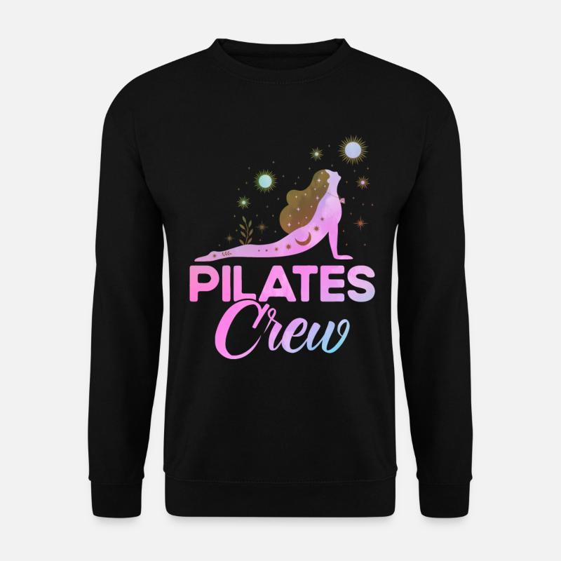Pilates Pilates Crew Geschenk - Unisex Pullover - Schwarz