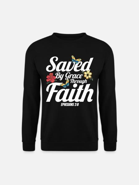 Inspirational Jesus God Christian Gift - Unisex Sweatshirt - black