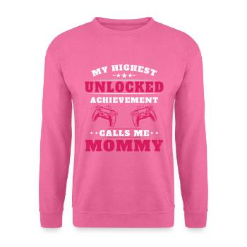 Mon plus haut accomplissement m'appelle mamie - Sweat-shirt Unisexe - rose - Devant