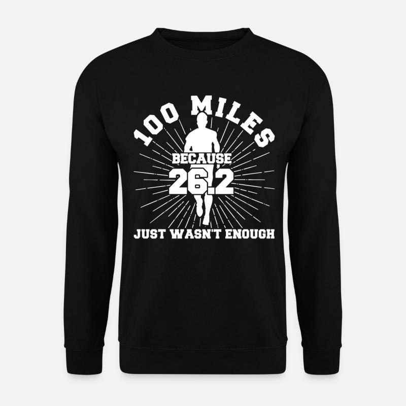 Ultralauf Ultramarathonläufer Marathonläufer Gesch - Unisex Sweatshirt - black