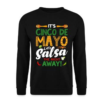 Cinco De Mayo 5 De Mayo Viva Mexico Geschenk - Unisex Pullover - Schwarz - Vorne - Alina (178cm) & Michal (187cm)