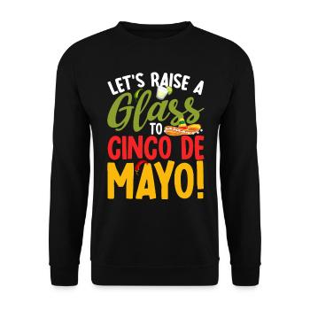 Cinco De Mayo Party Viva Mexico Cinco De Mayo Lehr - Unisex Sweatshirt - black - Front - Alina (178cm) & Michal (187cm)