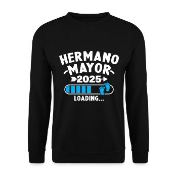 Big Brother 2025 loading - Unisex Sweatshirt - black - Front - Alina (178cm) & Michal (187cm)