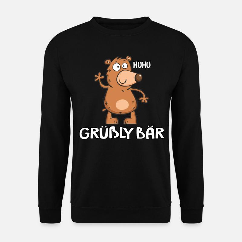 Grüßlybär - Unisex Pullover - Schwarz