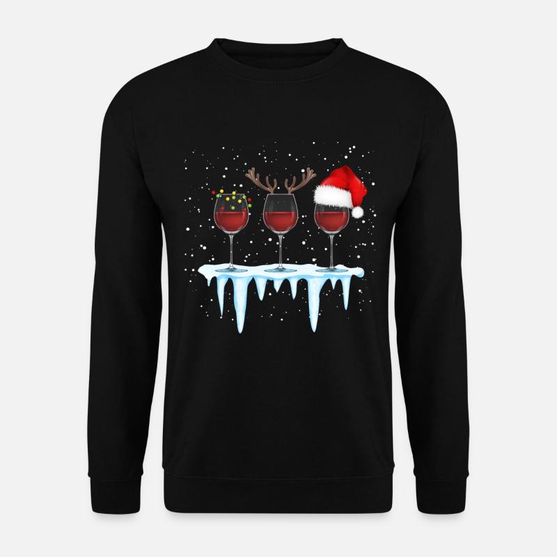 Weihnachten Glühwein - Unisex Pullover - Schwarz