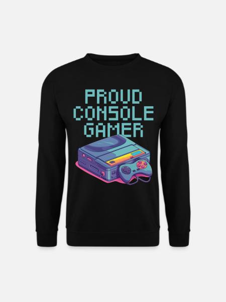 Proud Console Gamer - light - Unisex Sweatshirt - black