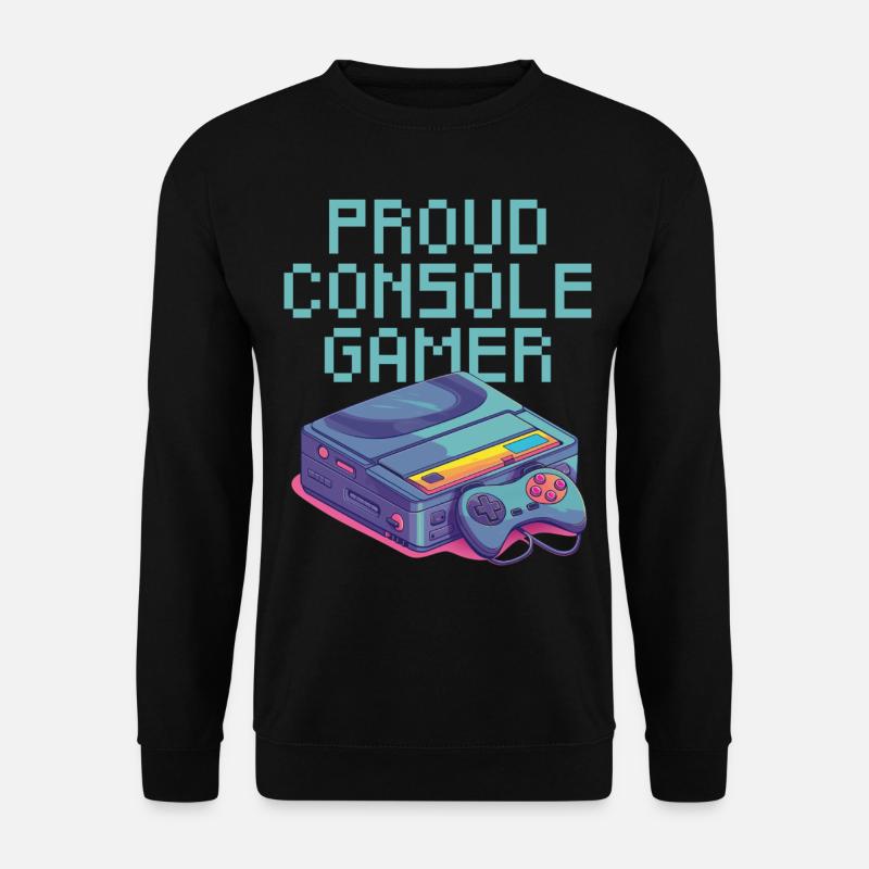 Proud Console Gamer - light - Unisex Sweatshirt - black