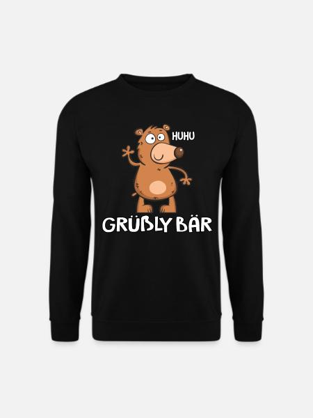 Grüßlybär - Unisex Pullover - Schwarz