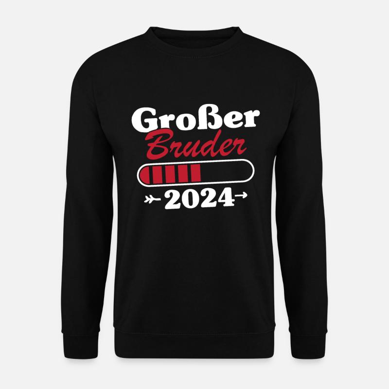 Großer Bruder Loading 2024 - Unisex Pullover - Schwarz