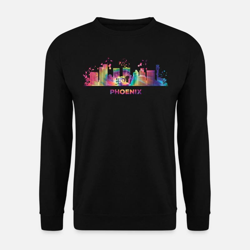Phoenicians Skyline Phoenix - Unisex Pullover - Schwarz