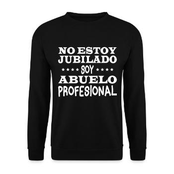 Je ne suis pas à la retraite, je suis un grand-père professionnel - Sweat-shirt Unisexe - noir - Devant - Alina (178cm) & Michal (187cm)