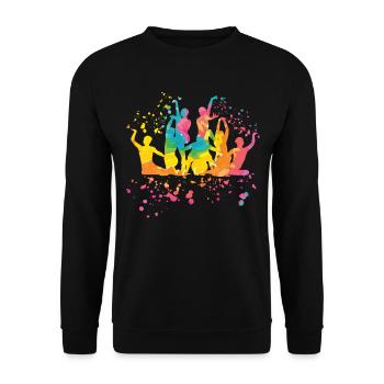 Artistic Swim Team Synchronschwimmen - Unisex Pullover - Schwarz - Vorne - Alina (178cm) & Michal (187cm)