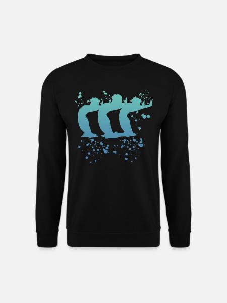 Artistic Swim Team Synchronized Swimming - Unisex Sweatshirt - black