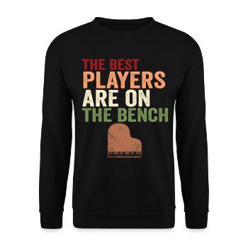 Les meilleurs joueurs Pianiste Pianiste - Sweat-shirt Unisexe - noir - Devant - Alina (178cm) & Michal (187cm)