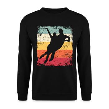 Figure Skating Figure Skating Ice Skating - Unisex Sweatshirt - black - Front - Alina (178cm) & Michal (187cm)