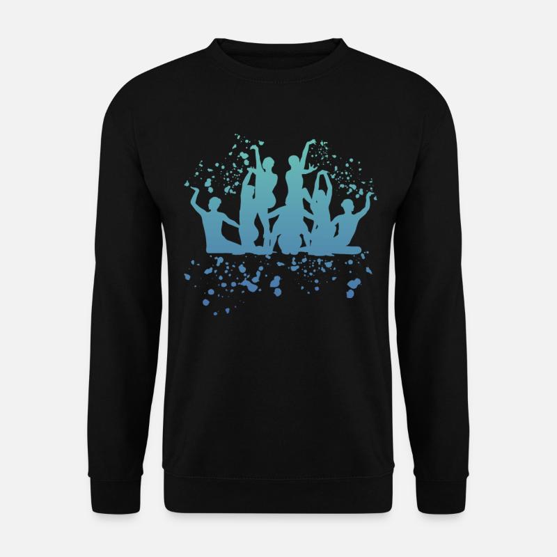 Artistic Swim Team Synchronschwimmen - Unisex Pullover - Schwarz