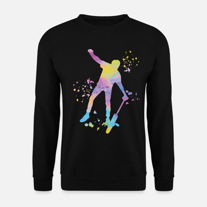 Einradfahrer Einradfahren Einrad - Unisex Pullover - Schwarz