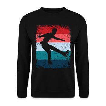 Patinage artistique Patinage artistique Patinage sur glace - Sweat-shirt Unisexe - noir - Devant - Alina (178cm) & Michal (187cm)