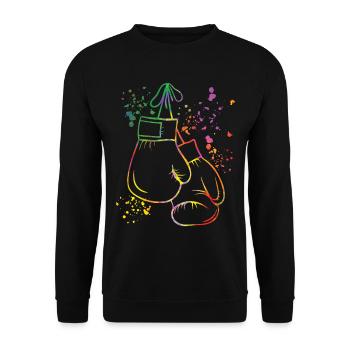 Boxing Fighter Enfants Boxer de match de boxe - Sweat-shirt Unisexe - noir - Devant - Alina (178cm) & Michal (187cm)