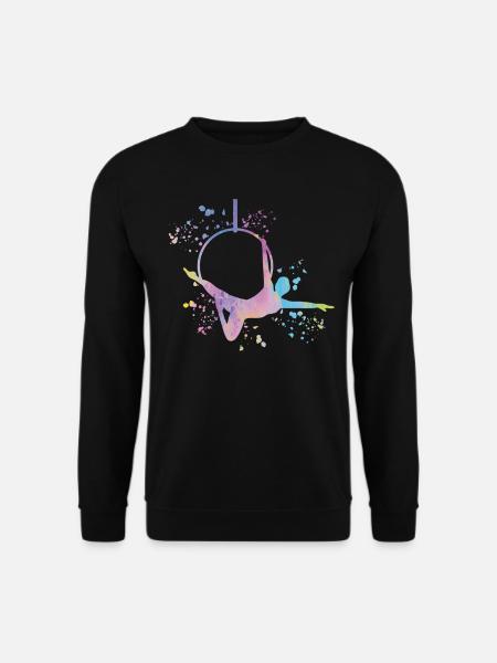 Aerialist Aerial Ring Lyra Luftring - Unisex Pullover - Schwarz