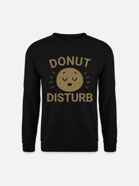 Donut Disturb - Unisex Sweatshirt - black