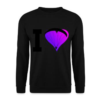 Women's Paragliding Paragliding Paragliding - Unisex Sweatshirt - black - Front - Alina (178cm) & Michal (187cm)