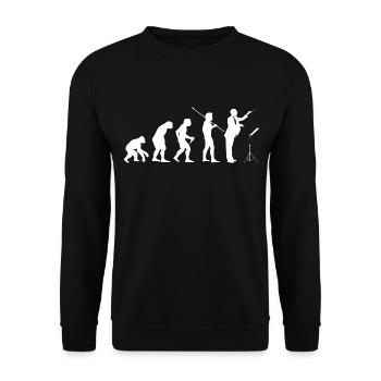 Dirigent Chorleiter Dirigieren Geschenk Orchester - Unisex Pullover - Schwarz - Vorne - Alina (178cm) & Michal (187cm)