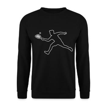 Pickleball Racquetball Pickleball Women's Pickleball - Unisex Sweatshirt - black - Front - Alina (178cm) & Michal (187cm)