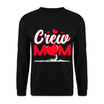 Rudermannschaft Ruderer Mannschaft Ruderer Geschen - Unisex Pullover - Schwarz - Vorne - Alina (178cm) & Michal (187cm)
