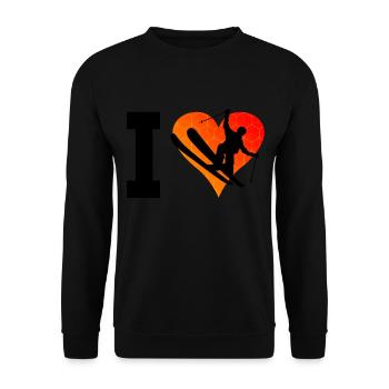 Ski Freestyle Freestyle Ski Slopestyle Herren - Unisex Pullover - Schwarz - Vorne - Alina (178cm) & Michal (187cm)