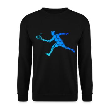 Racquetball Pickleball Pickleball Pickleball Hommespie - Sweat-shirt Unisexe - noir - Devant - Alina (178cm) & Michal (187cm)