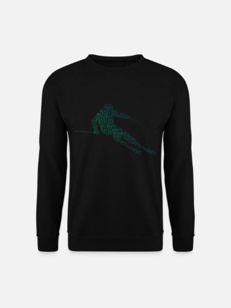 Ski Freestyle Skiërs Wintersport Heren - Uniseks sweater - zwart