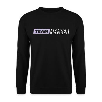 Membre de l'équipe - Sweat-shirt Unisexe - noir - Devant - Alina (178cm) & Michal (187cm)