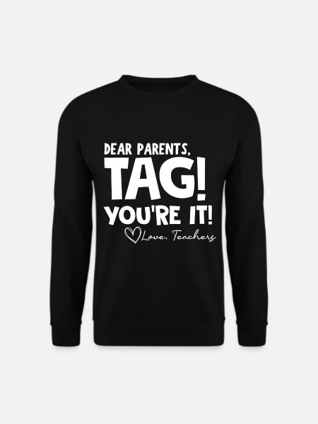 Sidste skoledag Sjove forældres dag - Unisex sweater - sort