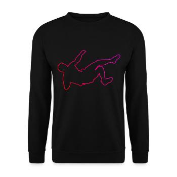 Escalade Bloc Escalade Femmes Hommes - Sweat-shirt Unisexe - noir - Devant - Alina (178cm) & Michal (187cm)